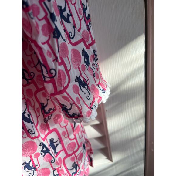 Talbots Woman 100% cotton fringe trim 100% cotton tunic 1X Perfect condition - Picture 5 of 6